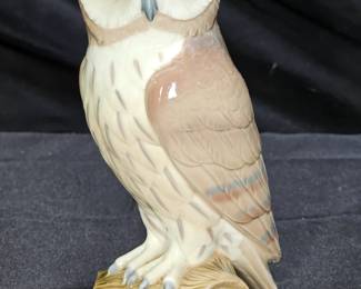 LLadro Short Eared Owl #5418 Porcelain Figurine
