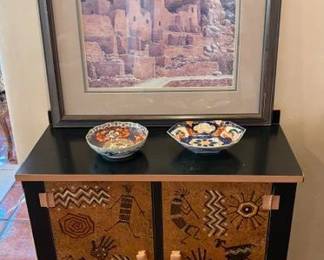 Marvin Newton 'Home of the Ancient Ones' lithograph, 100/275