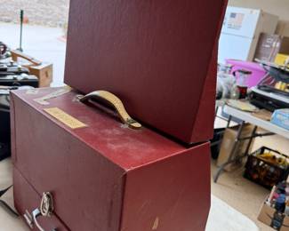 #113	Shooting Range Equipment Box w/spotting Scope	 $125.00 			