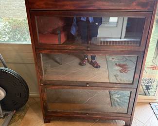 #14	Gun furniture co 3 shelf Barister look book case 34x12x47	 $200.00 			