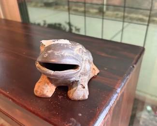 #131	Metal(maybe brass) Frog - 6x4	 $20.00 			