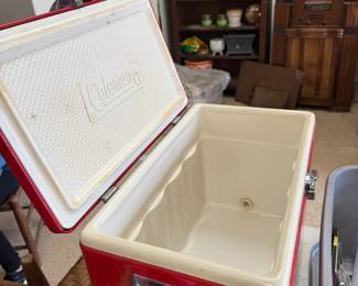 #107	Small Colman Cooler - 18x11x13	 $30.00 			