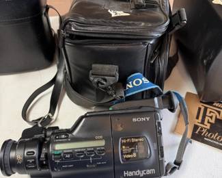 #117	Sony HandyCam in Case	 $20.00 			