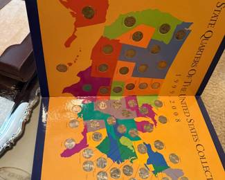 #73	First State Quarters of US from 1999 - 2009 - missing some	 $25.00 			