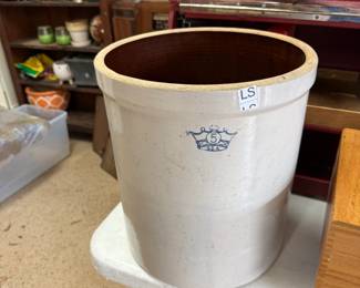 #112	No. 5 Crock - 12x14 - Made in USA	 $50.00 			
