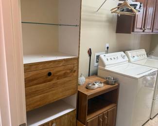 #79	Laminate Cabinet w/flip-down Front and 2 Doors - 30x15x76 (as is fininsh)	 $65.00 			