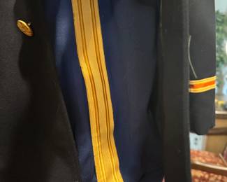 #41	Army Military Uniform w/pants & Captains Hat (flight ace)	 $45.00 			