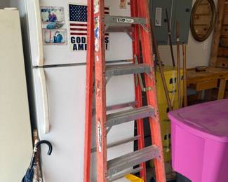 #93	Werner 6' Fiberglass Ladder	 $60.00 			