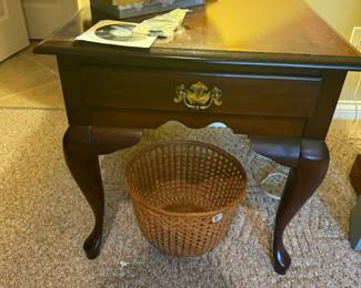 #64	Wood End Table w/1 Drawer - 22x27x23	 $40.00 			