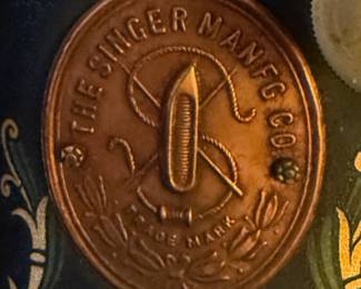 #61	Singer Model 66 in Tredle Sewing Cabinet on Wheels (has 4 drawers with misc. sewing parts) - UpStairs you move down	 $150.00 			