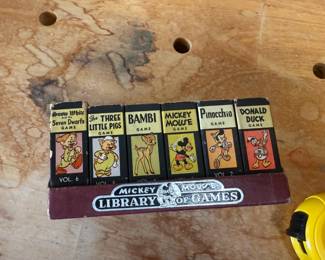 #92	Mickey Mouse Library of Games - Vintage	 $20.00 			