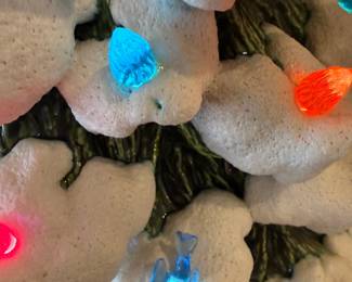 #24	Ceramic Christmas Tree (only missing top light) w/some bird shaped lights - 16" Tall	 $100.00 			