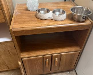 #80	Microwav Cabinet on Wheels w/2 doors - 24x18x30	 $25.00 			