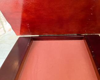 #13	Jewelry box with 7 drawers flip top and 2 side pull out for neckless 18x15x41	 $100.00 			