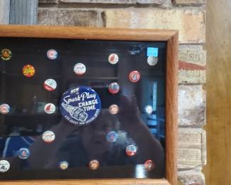 Misc giveaway potato chip pins. 