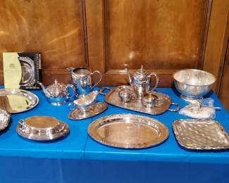 High quality silver-plated serving pieces