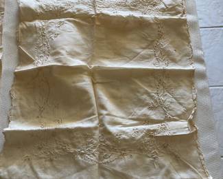 Vintage linen childs pillowcase