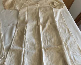 Vintage linen childs dress