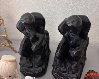Thinker book ends