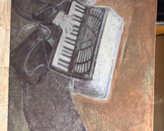 Original  Painting of Steve Kramer of the Band,"The Wallet", by John Berry 