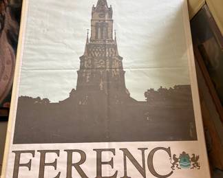 Vintage Poster advertising the Ferenc community festival Day