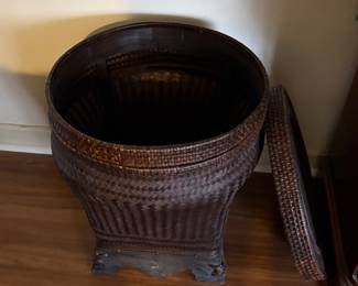 Vintage Accent Table w/ Storage 