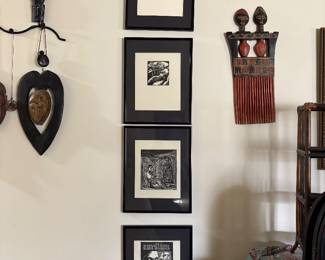 Hungarian Original Lithograph set 