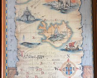 U.S. Navy Arctic Circle Crossing Certificate, "Order of the Blue Nose"
