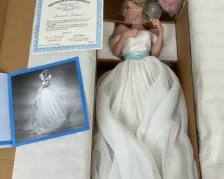 AshtonDrake Summer Dream Porcelain Bride Doll  She Walks in Beauty Collection