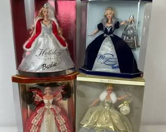Special Edition Holiday  Celebration Barbie Dolls in Boxes