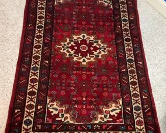 Traditional Red Oriental Style Area Rug Classic Medallion Design
