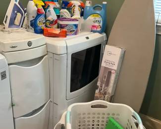 Laundry Room Bundle Iron, Ironing Board, Drying Rack  Baskets