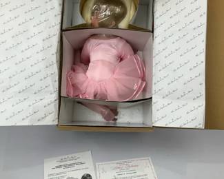 The Danbury Mint The Littlest Ballerina Porcelain Doll 
