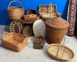 Woven Baskets For Storage, Picnic  Decorative Baskets