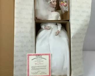 AshtonDrake Spring Promise Porcelain Bride Doll  She Walks in Beauty Collection