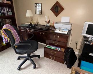 Desk and chair