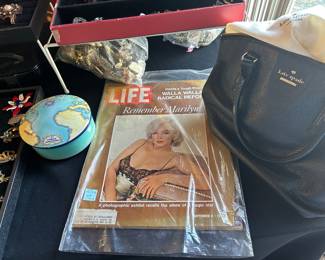 Vintage Life Magazine, Kate Spade handbag