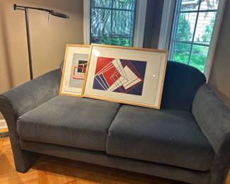 Small contemporary  sofa  (one  of two)