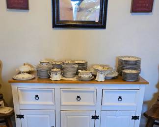 Like new white buffet - sideboard 