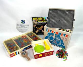 Legos, Lite Brite, & Fisher Price