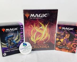 Magic: The Gathering "Chandra", "Mono Red Burn" & "Dimir Control"