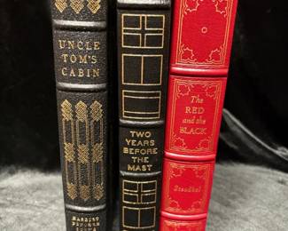 Easton Press Collectors Edition, Leather Bound Uncle Toms Cabin, 2 Years Before The Mast  More