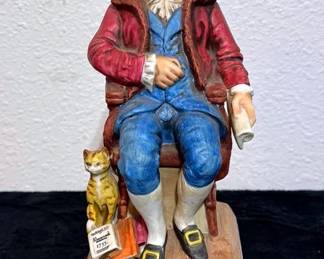Vintage Ben Franklin Decanter 