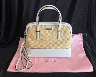  010 Kate Spade Straw Beige Satchel