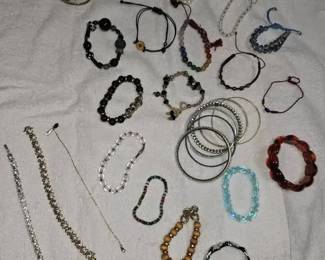 Eclectic Lot of Bracelets 