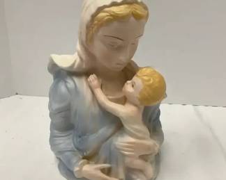 Ceramic Madonna Child