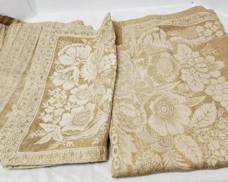 Williams Sonoma Harvest Gathering Linen Tablecloth Napkins