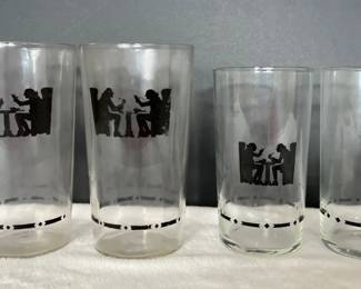 Hall Silhouette Glassware Tumblers