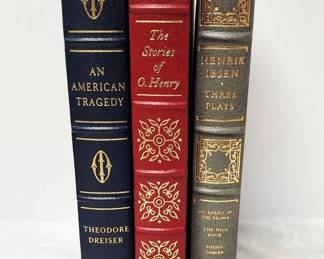  004 Easton Press Collectors Edition, Leather Bound American Tragedy, Stories of O. Henry,  Three Plays