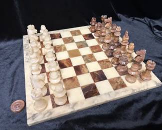  003 Marble Chess Set